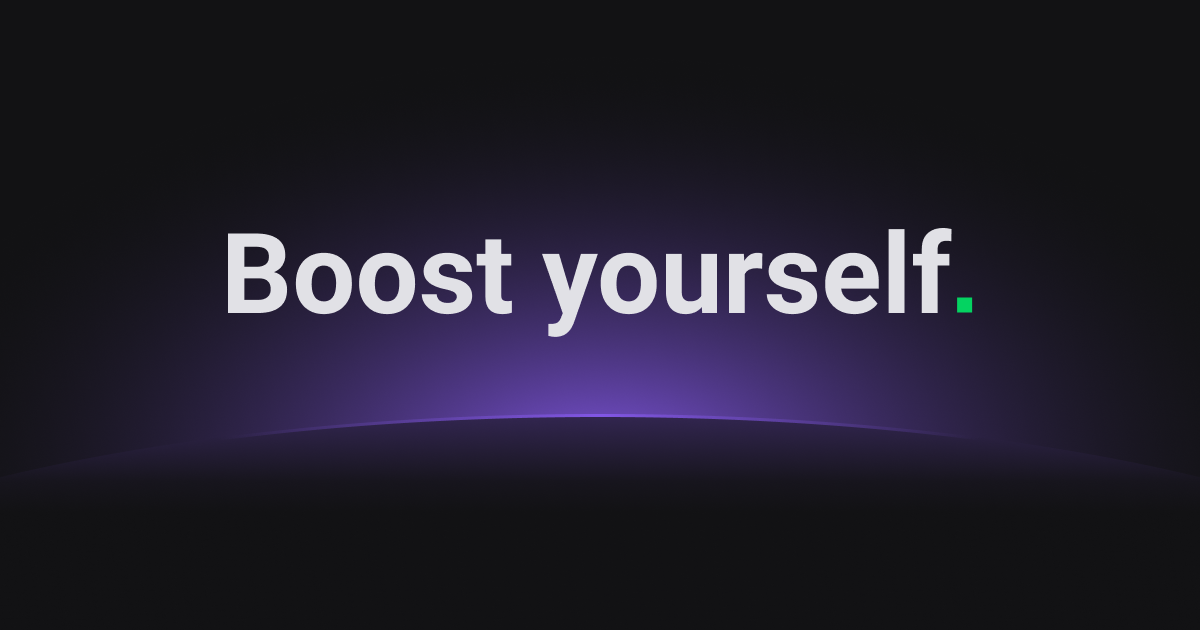 logo boost yourself